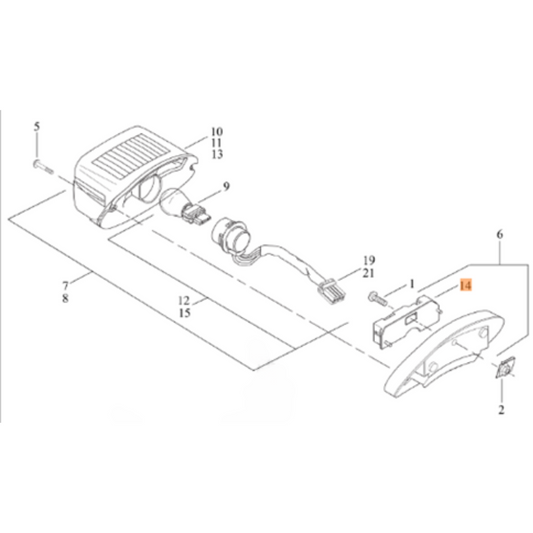 Harley-Davidson® Rear Taillight Circut Board