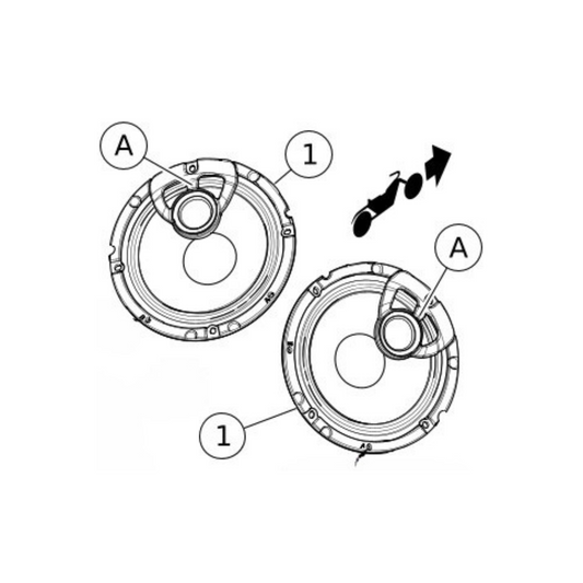 Harley-Davidson® Boom! Audio 6.5 Front Speaker Kit - Speakers Only