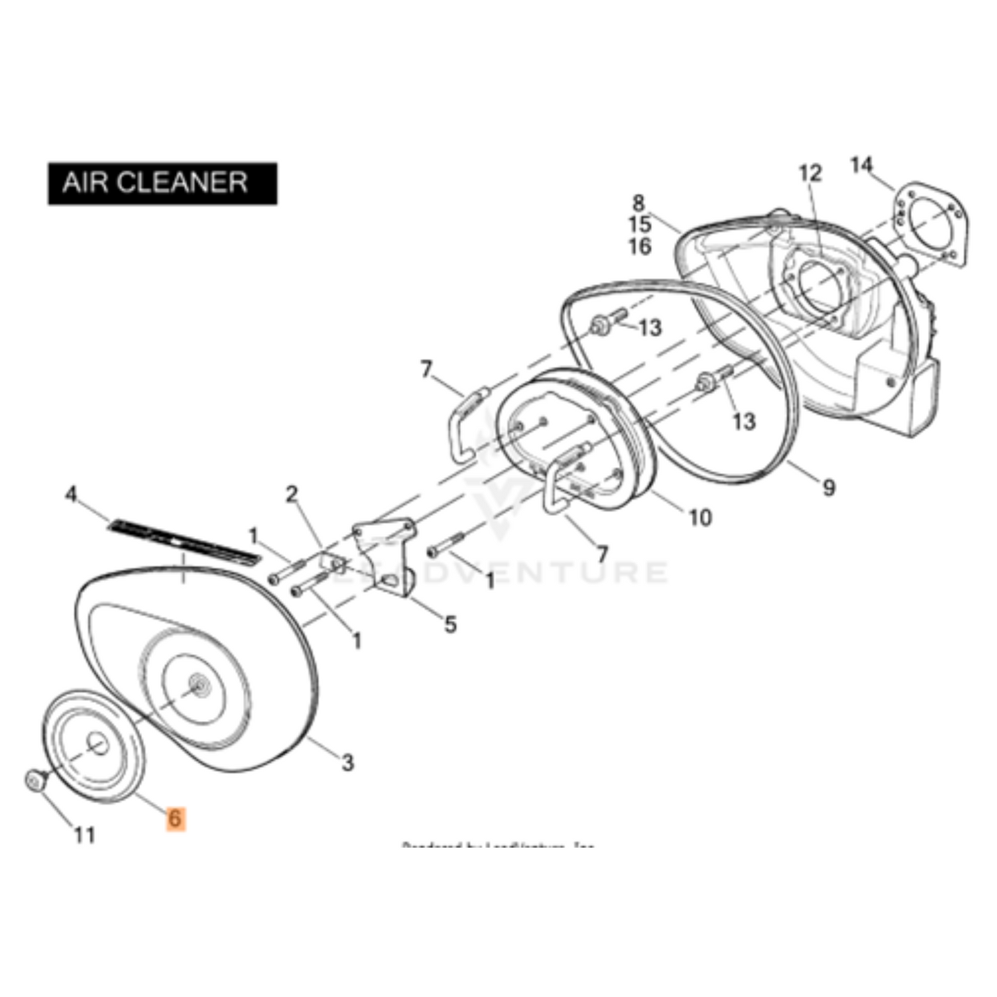 Harley-Davidson® Air Cleaner Insert - FXDB Street Bob