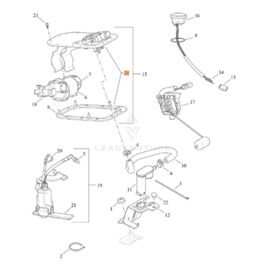 Harley-Davidson® Fuel Tank Top Plate & Gasket