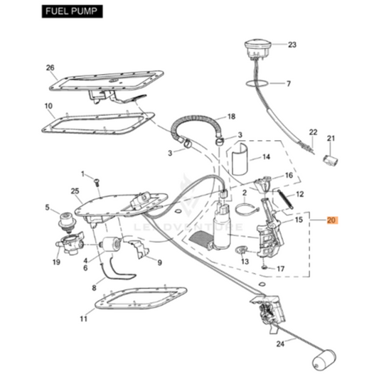 Harley-Davidson® Fuel Pump Assembly - Twin Cam '01-'07