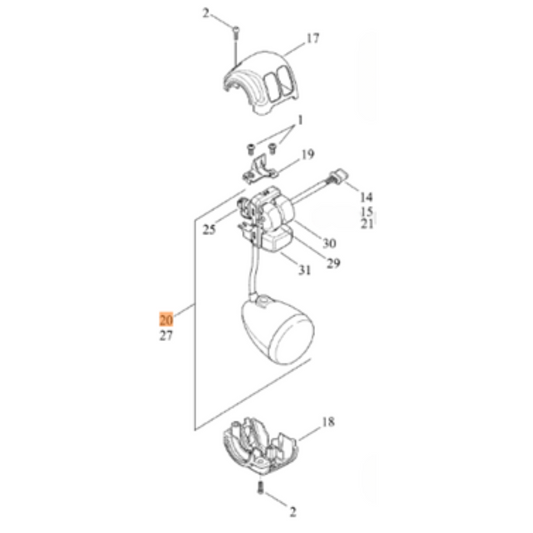 Harley-Davidson® Left Hand Switch Module - Dyna '16-'17