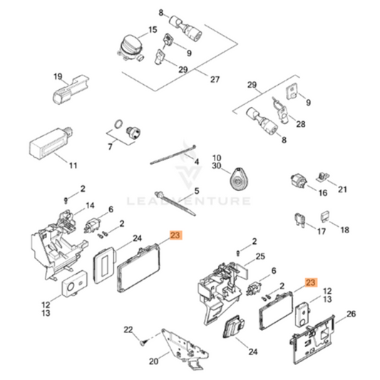 Harley-Davidson® BCM Body Control Module - 41000348F