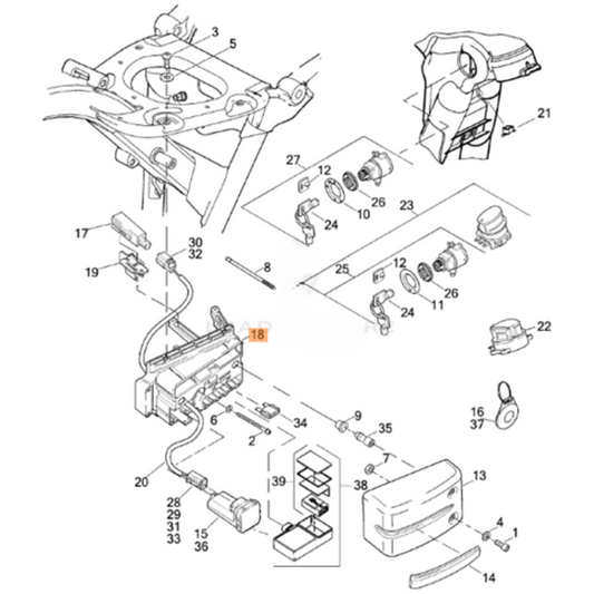 Harley-Davidson® Electrical Caddy - Dyna '04-'11