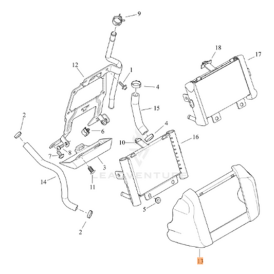 Harley-Davidson® Oil Cooler Cover