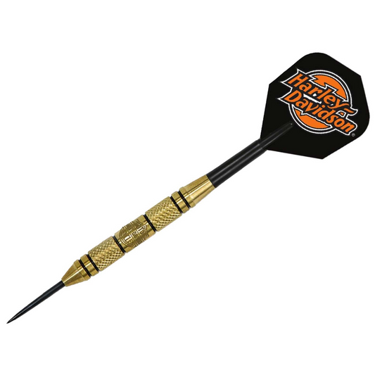 Harley-Davidson® Rally Engraved Bar & Shield 22 gr. Steel Tip Darts-Brass Barrels