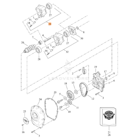 Harley-Davidson® Oil Pump Assembly - 2017 Touring