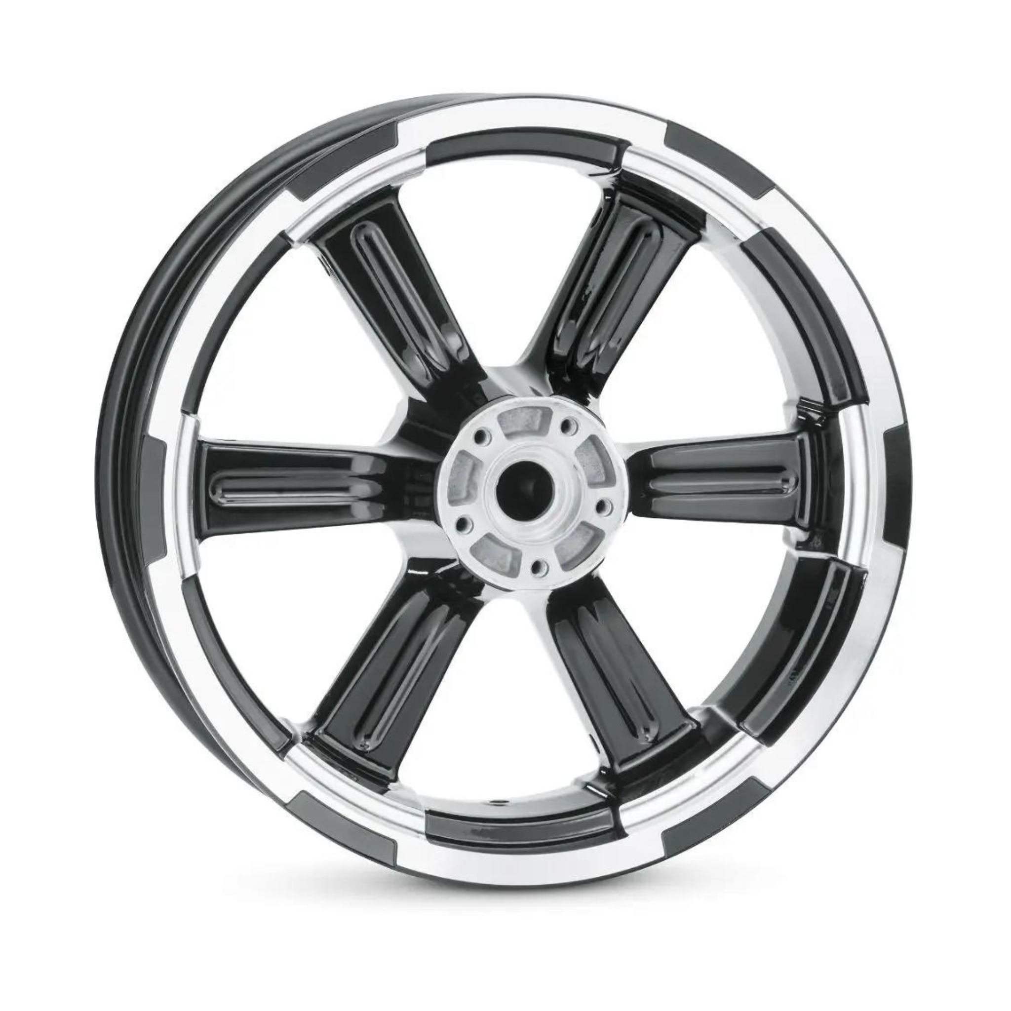 Harley-Davidson® Annihilator Custom Wheel - Gloss Black with Machined ...