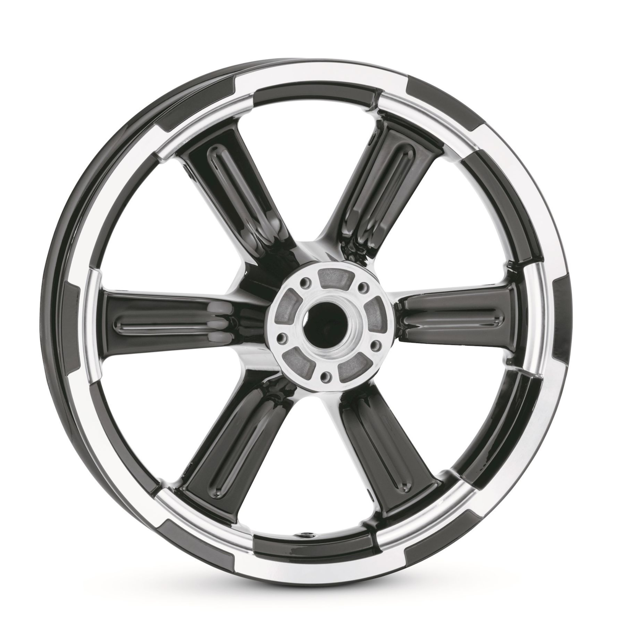 Harley-Davidson® Annihilator Custom Wheel - Gloss Black with Machined ...