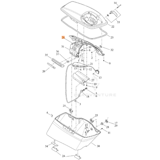 Harley-Davidson® Left Side Latch Assembly - '19-'22 CVO