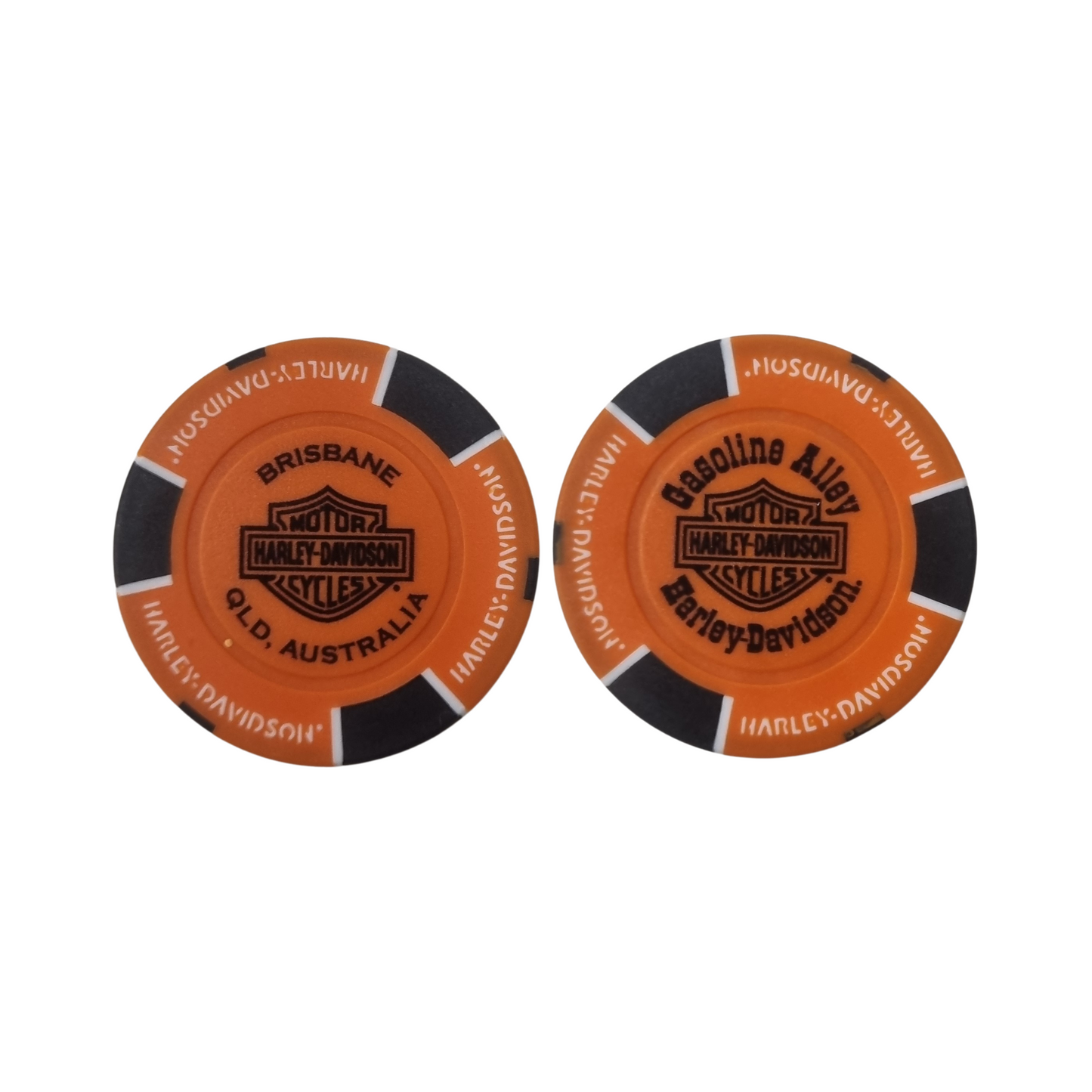 Gasoline Alley Harley-Davidson® Poker Chip – Orange