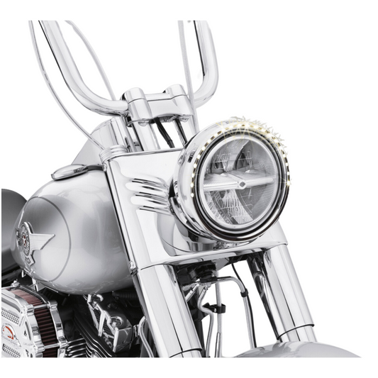 Harley-Davidson® Electra Glo Light Ring - 7" Headlamp - Chrome