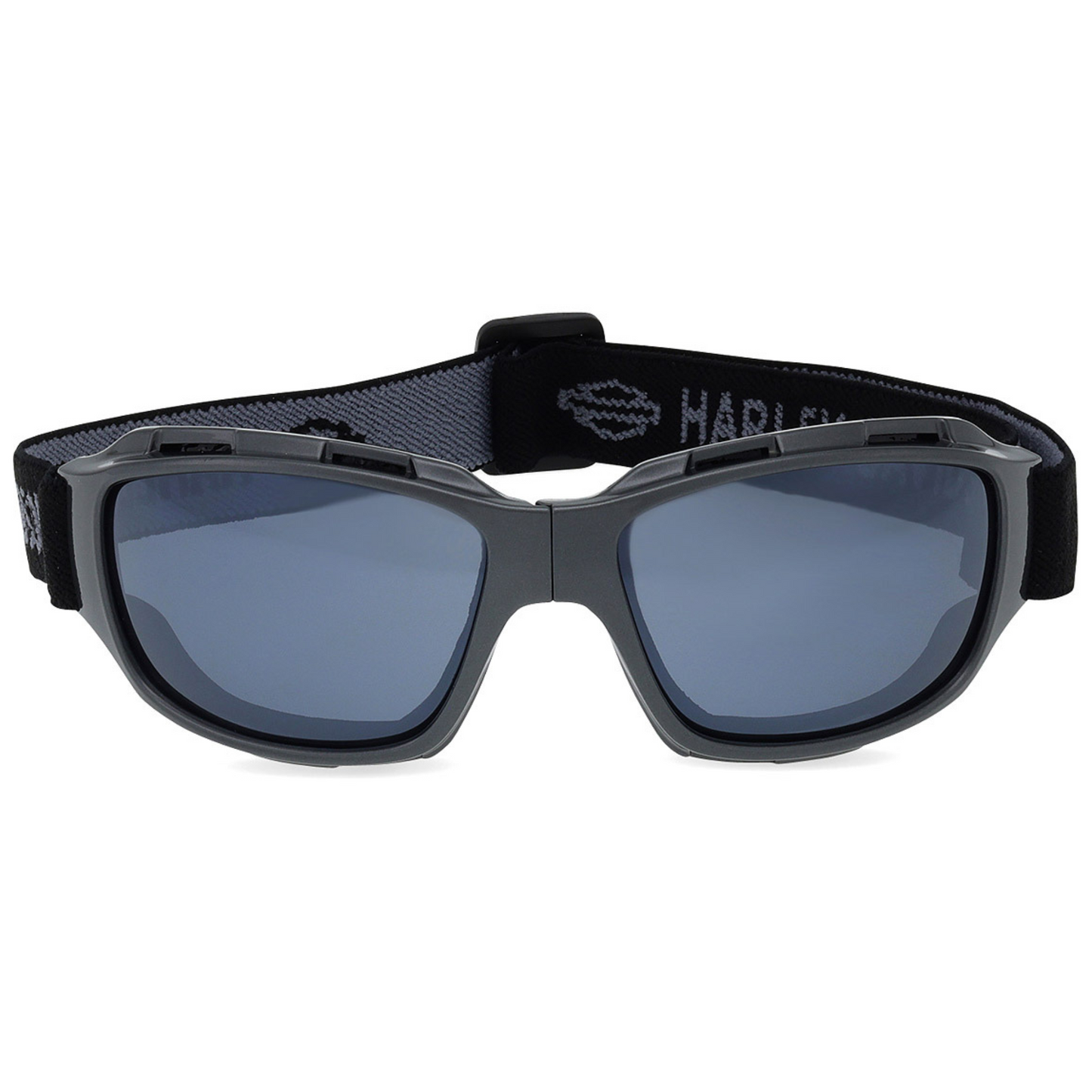 Harley-Davidson® Battery Rectangular Foldable Goggle Plastic Men's Performance Suglasses - Grey