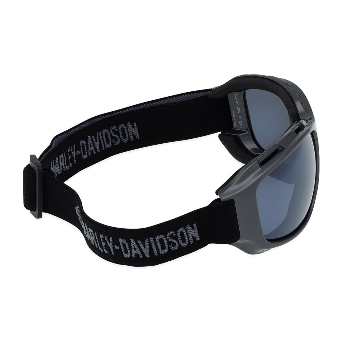 Harley-Davidson® Battery Rectangular Foldable Goggle Plastic Men's Performance Suglasses - Grey