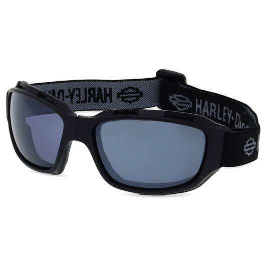 Harley-Davidson® Battery Rectangular Foldable Goggle Plastic Men's Performance Suglasses - Matte Black