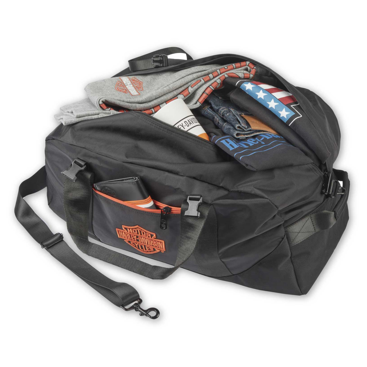 Harley-Davidson® Rugged High-Density Nylon Bar & Shield Dura-Duffel 24" - Black