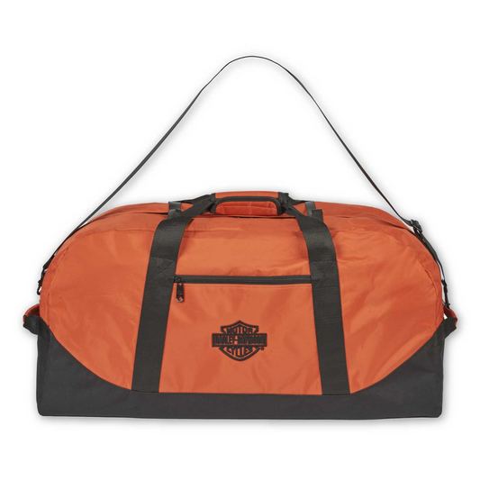 Harley-Davidson® Rugged High-Density Nylon Bar & Shield Dura-Duffel 30" - Orange