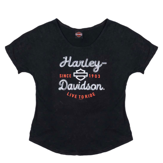 Gasoline Alley Harley-Davidson® Women's Dealer Tee - Marshall