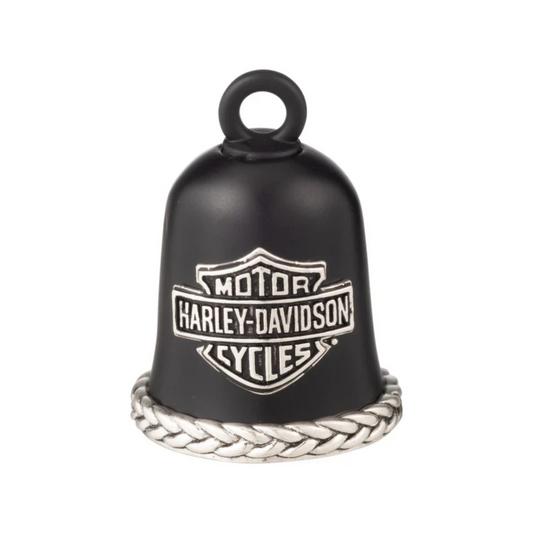 Harley-Davidson® Braided Bar & Shield Ride Bell - Matte Black