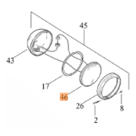 Harley-Davidson® Auxillary Lamps Bulb - '98-'08