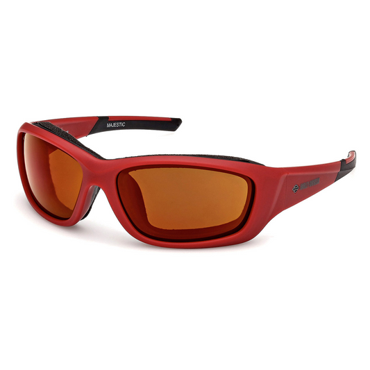 Harley-Davidson® MAJESTIC Sport Performance Unisex Sunglasses - Shiny Dark Red