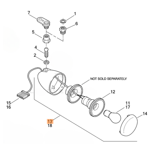 Harley-Davidson® Front Turnsignal - USA