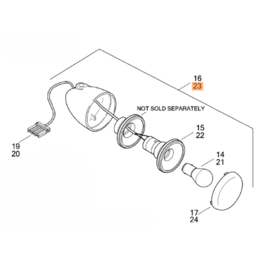 Harley-Davidson® Front Turnsignal - Chrome