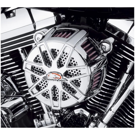 Harley-Davidson® Screamin' Eagle Extreme Billet Air Cleaner Kit - Chrome