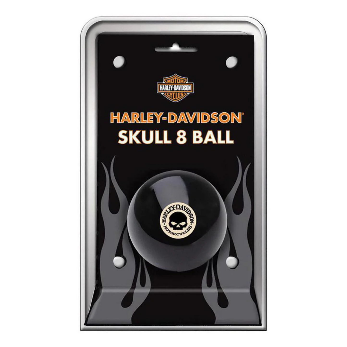 Harley-Davidson® Willie G Skull 8 Ball Pool - Black 2.25 in Diameter