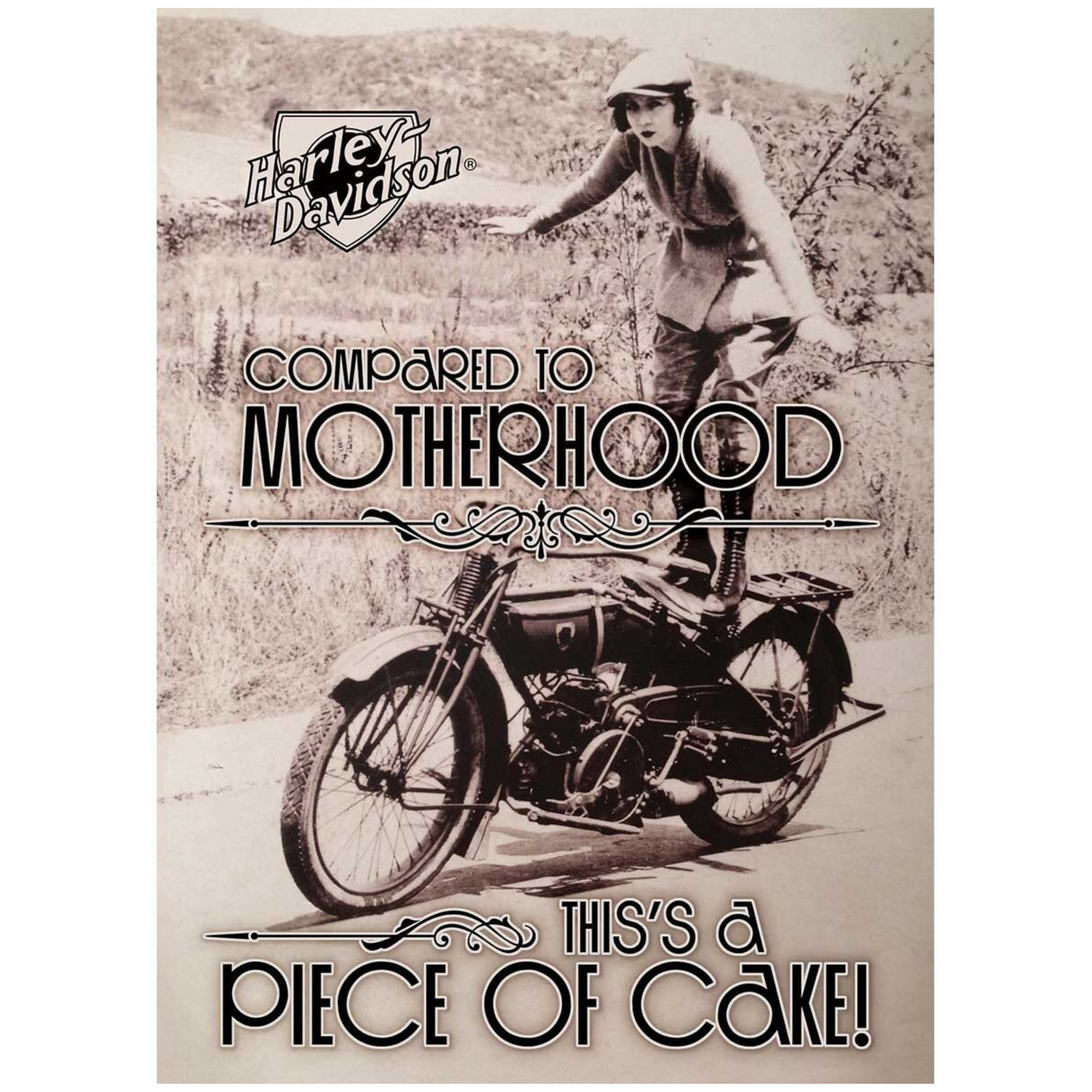 Harley-Davidson® Piece of Cake - Mothers Day Card