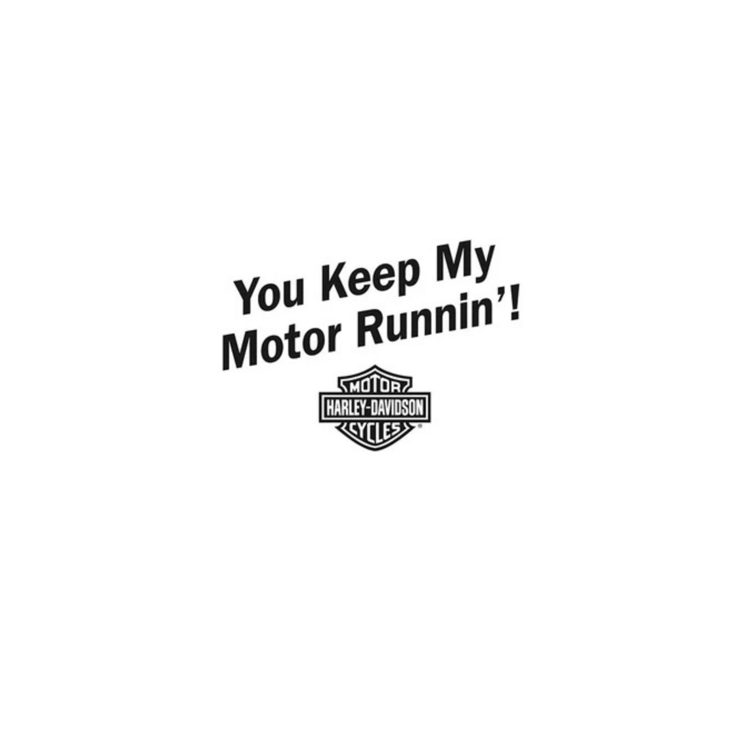 Harley-Davidson® Motor Runnin' - Anniversary card