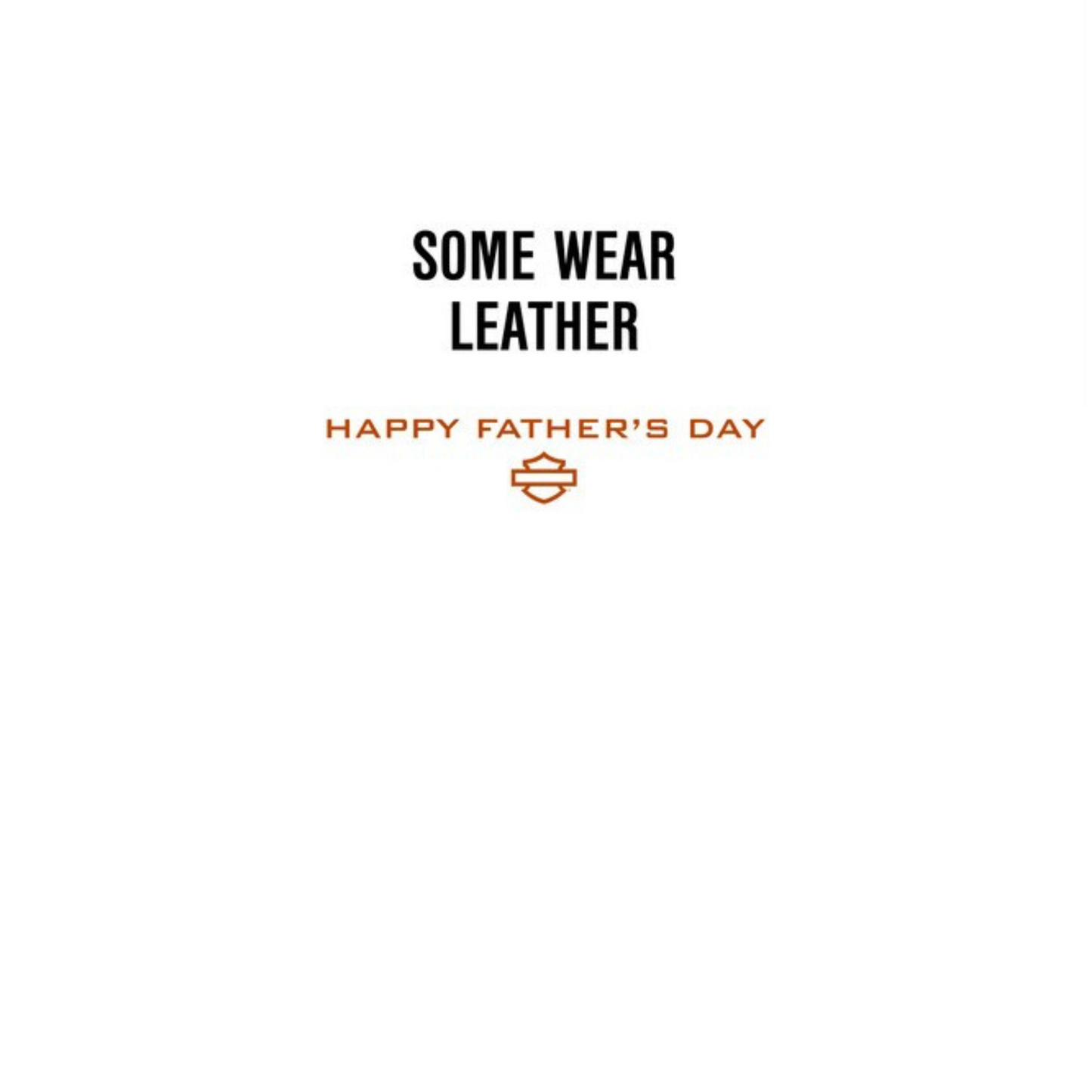 Harley-Davidson® Fathers Day Card - Not All Heroes Wear Capes