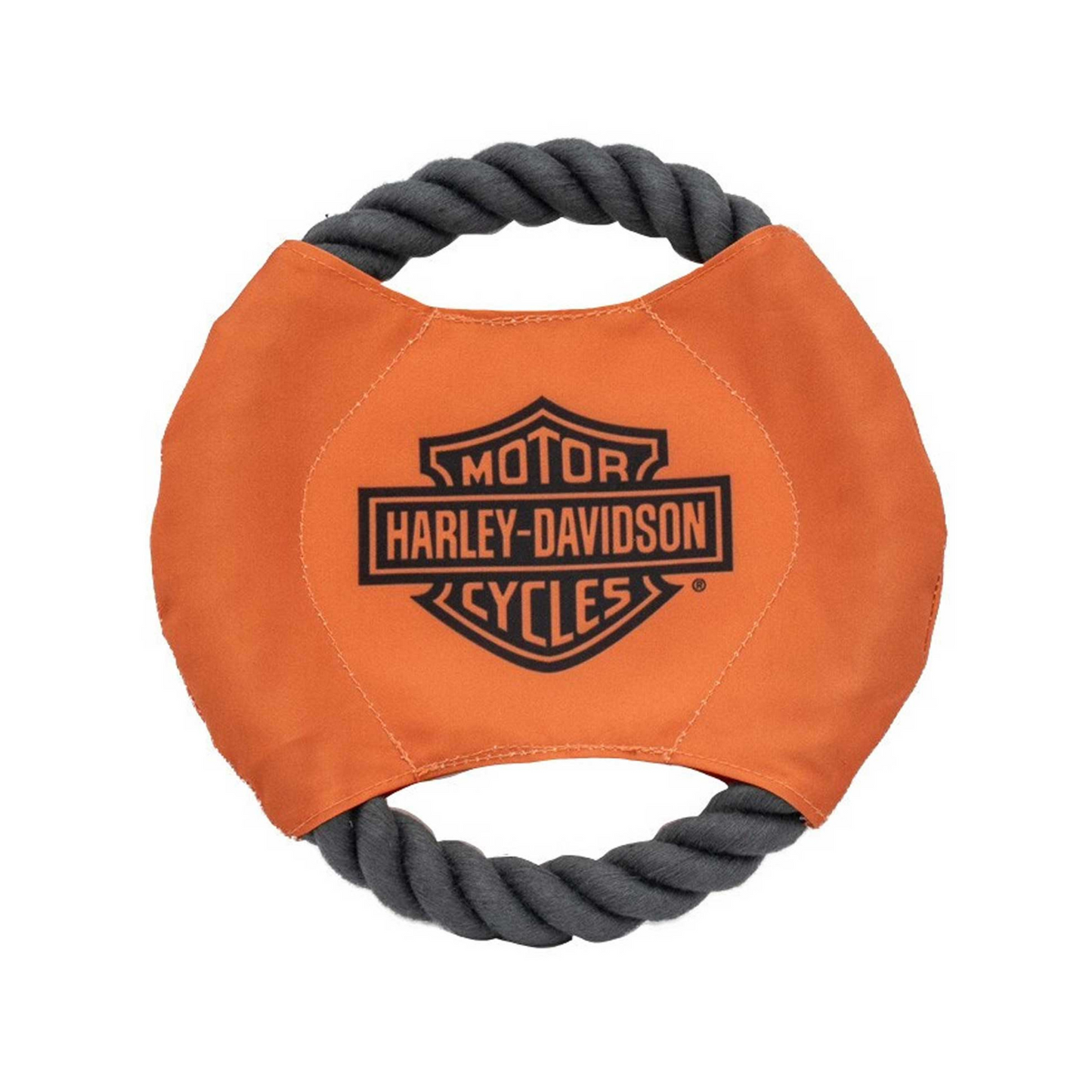 Harley-Davidson® Bar & Shield Rope Disc Dog Toy – Small