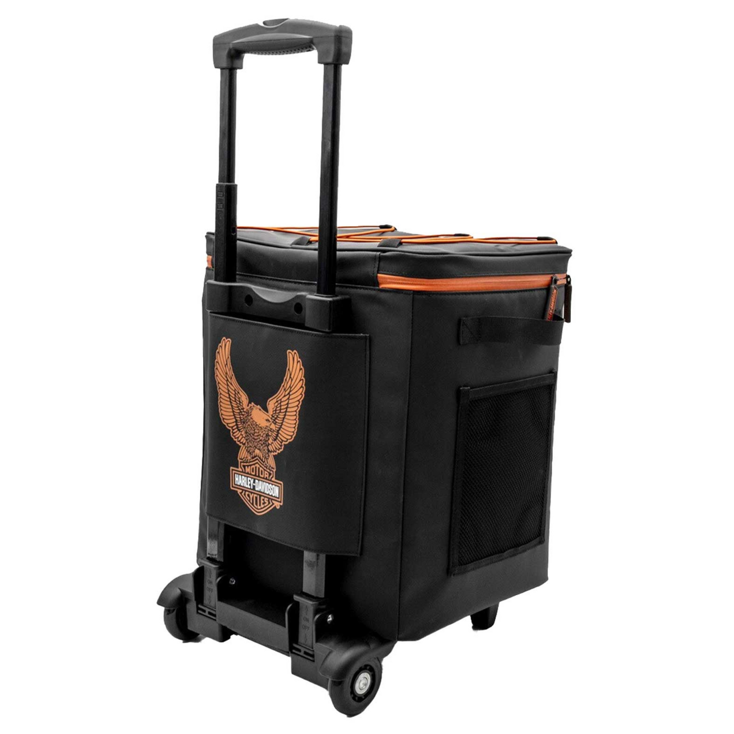 Harley-Davidson® Bar & Shield Eagle Portable Soft Rolling Cooler – Black