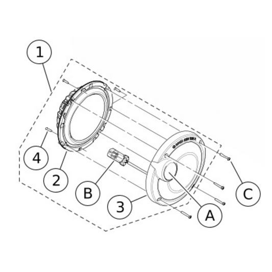 Harley-Davidson® Lower Fairing and Tour-Pak Speaker Assembly - 6.5in