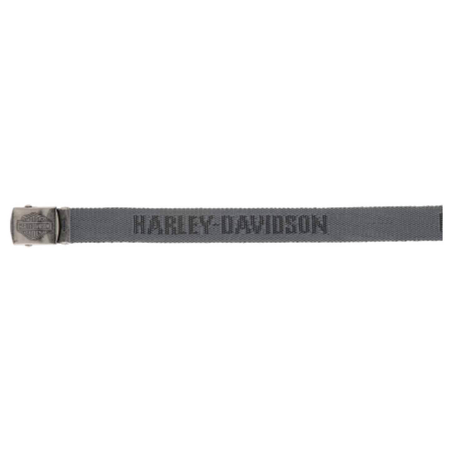 Harley-Davidson® Text Logo Web Belt - Grey