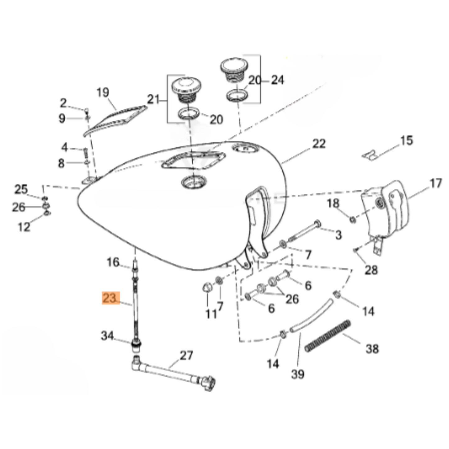 Harley-Davidson® Fuel Check Valve Quick Connect