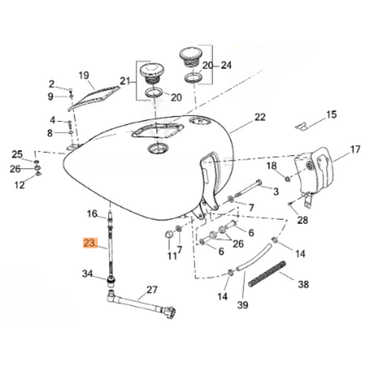 Harley-Davidson® Fuel Check Valve Quick Connect