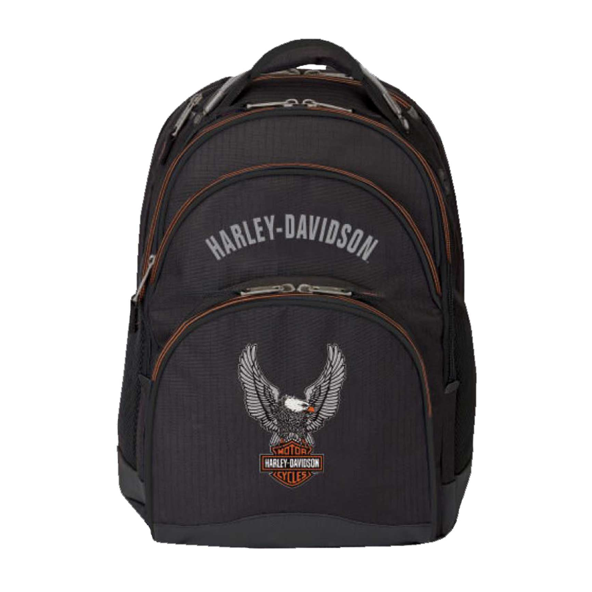 Harley-Davidson Legend Backpack - Rugged Polyester, 19" Laptop Compartment, Bar & Shield Logo 7 thumbnail image