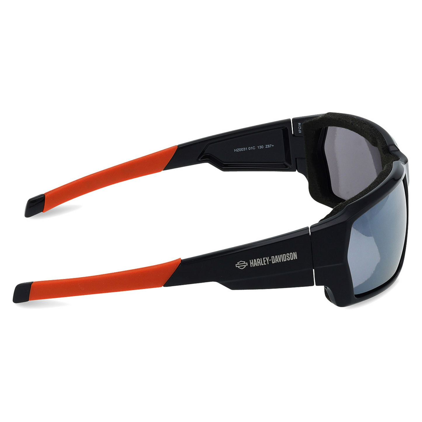 Harley-Davidson® Engineered Square Men's Performance Sunglasses - Shiny Black