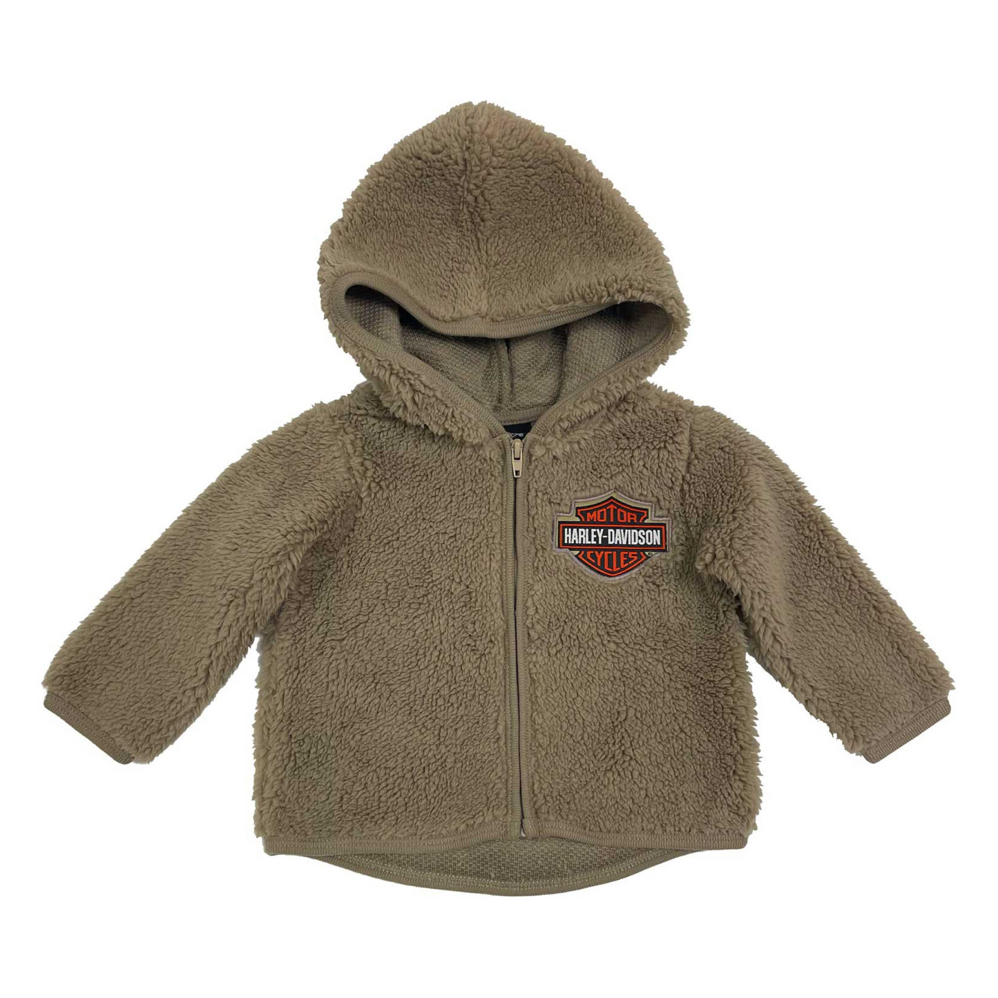 Harley-Davidson® Boys' Bar & Shield Full Zip Sherpa Hooded Jacket