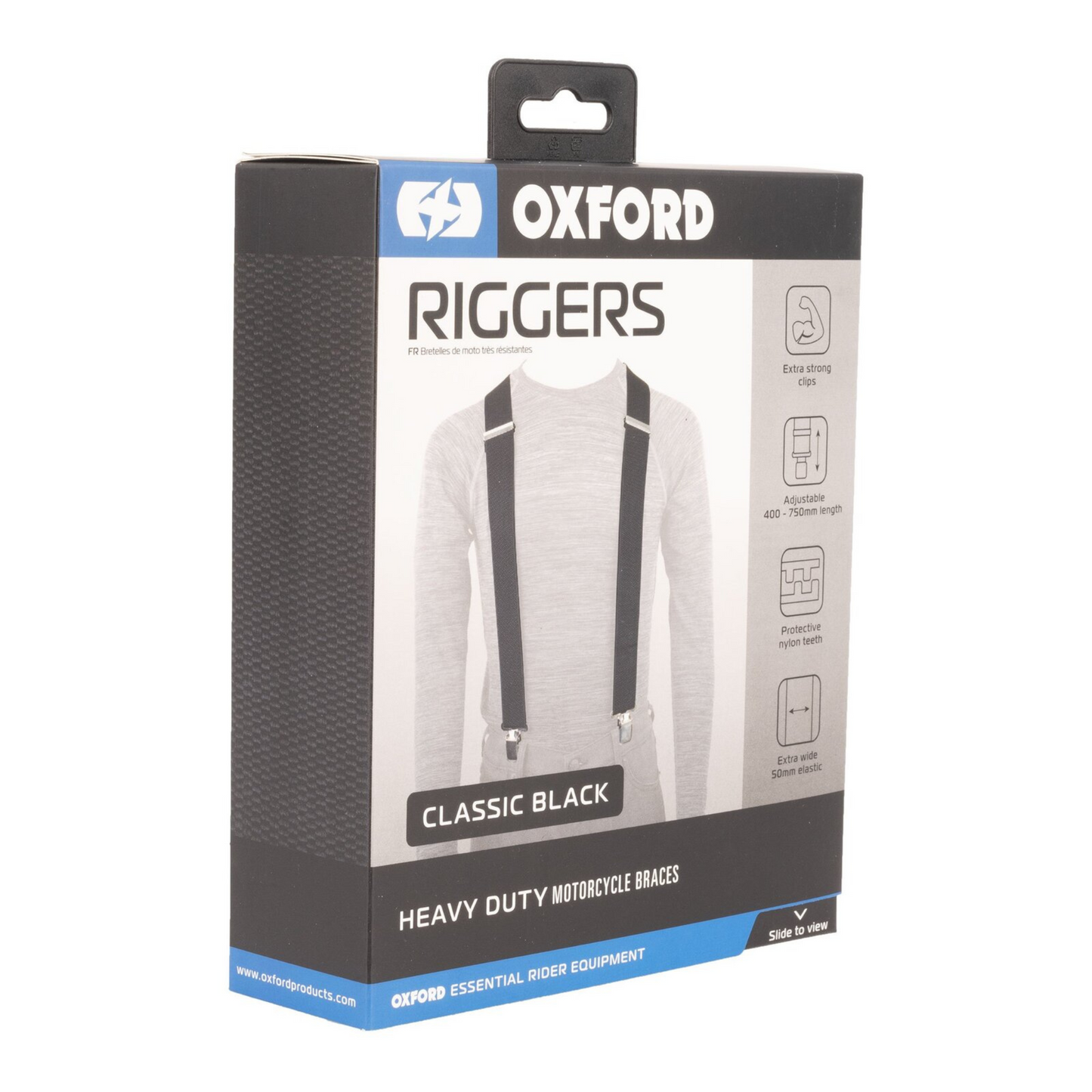 Oxford - Riggers Braces Classic Black