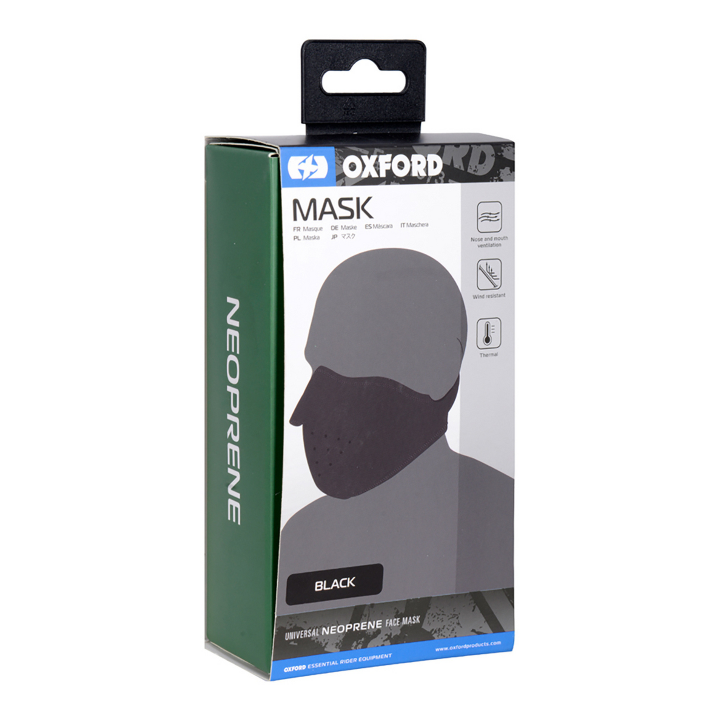 Oxford - Neoprene Face Mask - Black