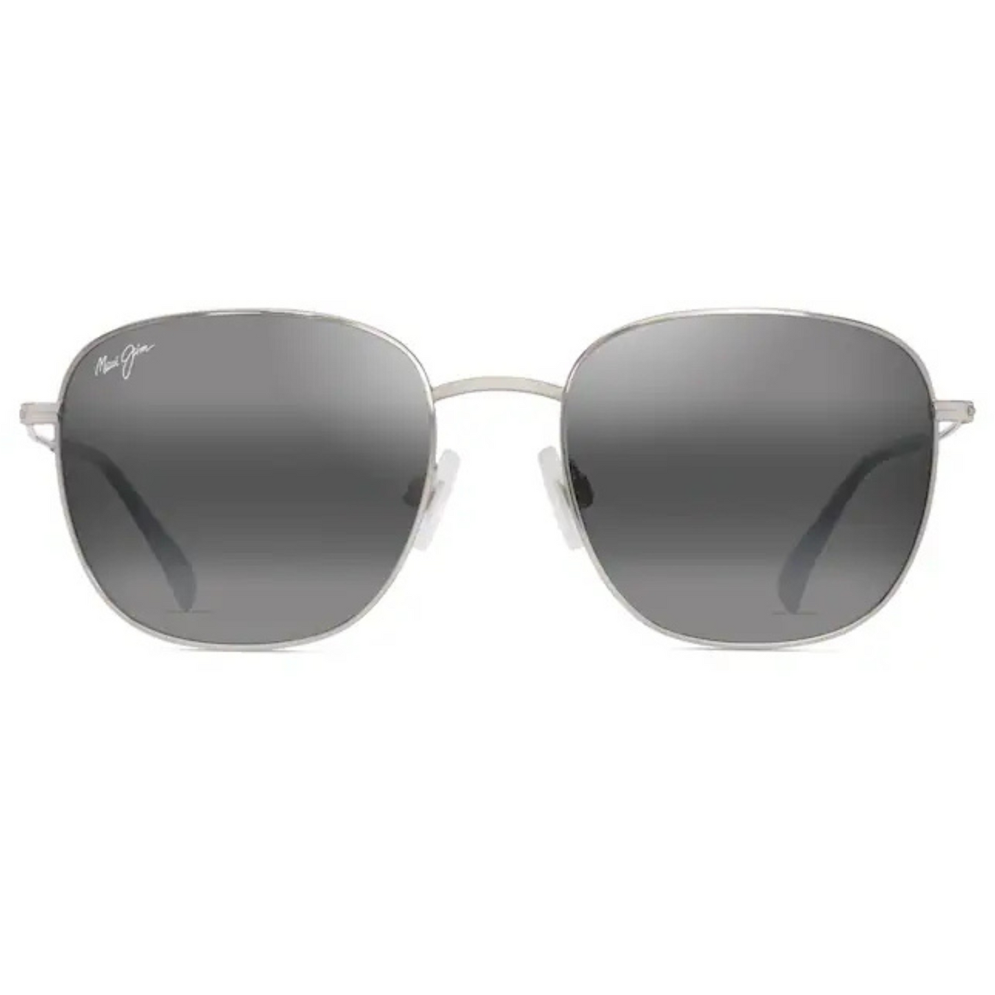 Maui Jim - Olali Polarised Sunglasses - Shiny Silver with Black
