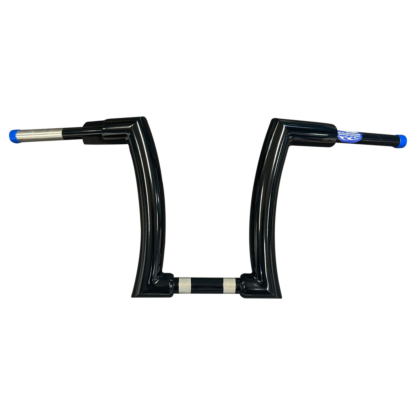 Burleigh Bars - Highball - 14in High - 2in Thick - 1 1/4in Clamping - Gloss Black - Breakout 2025 and later