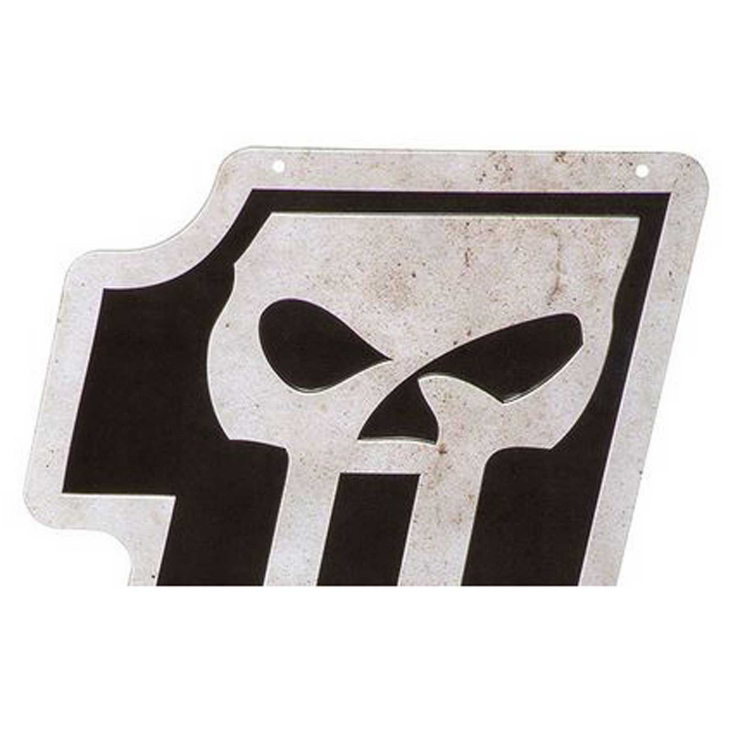 Harley-Davidson® Embossed Tin Sign - Shaped #1 Skull Logo