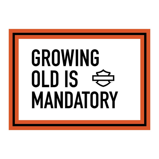 Harley-Davidson® H-D Growing Old - Birthday Card