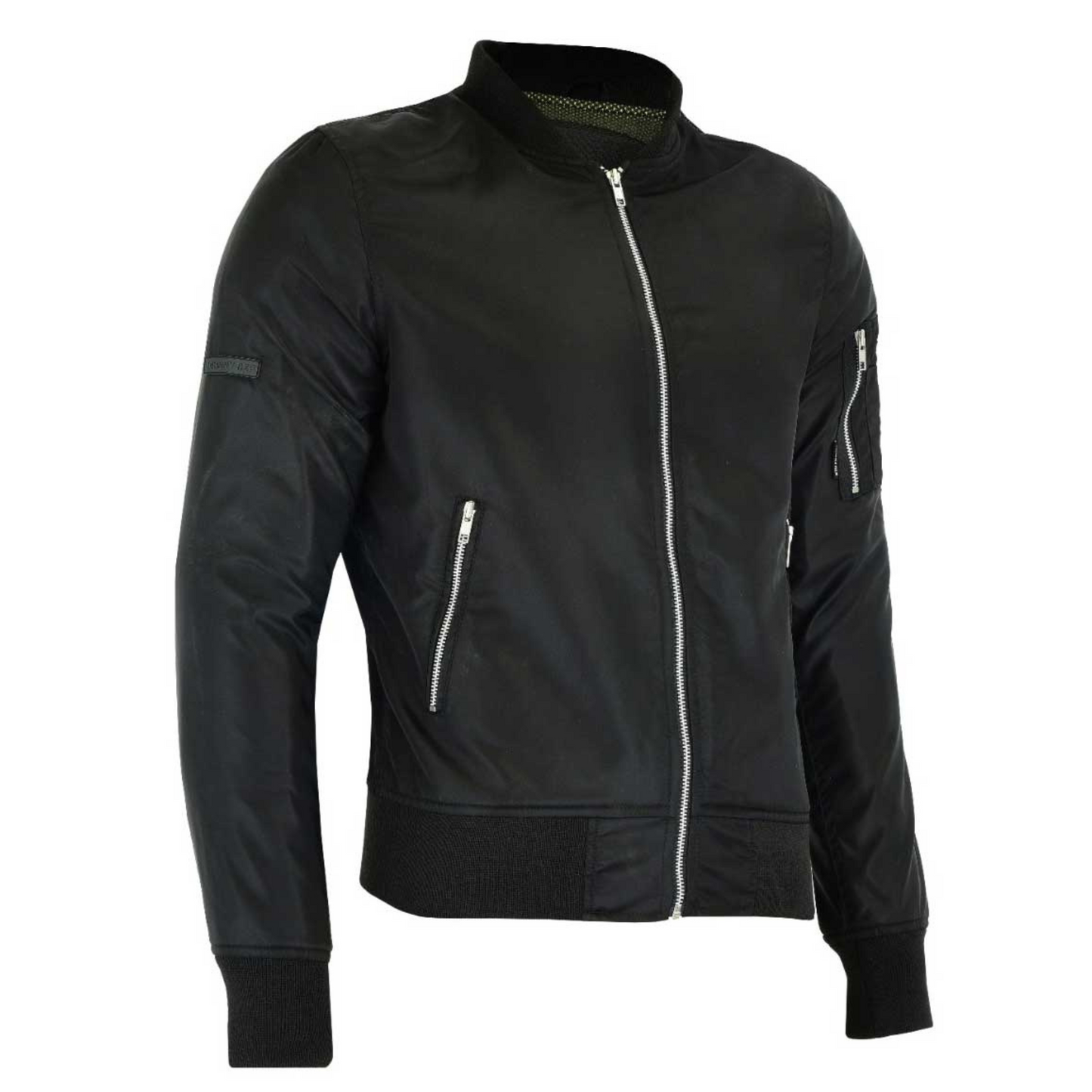 Johnny Reb - Protective Bomber Jacket - Black
