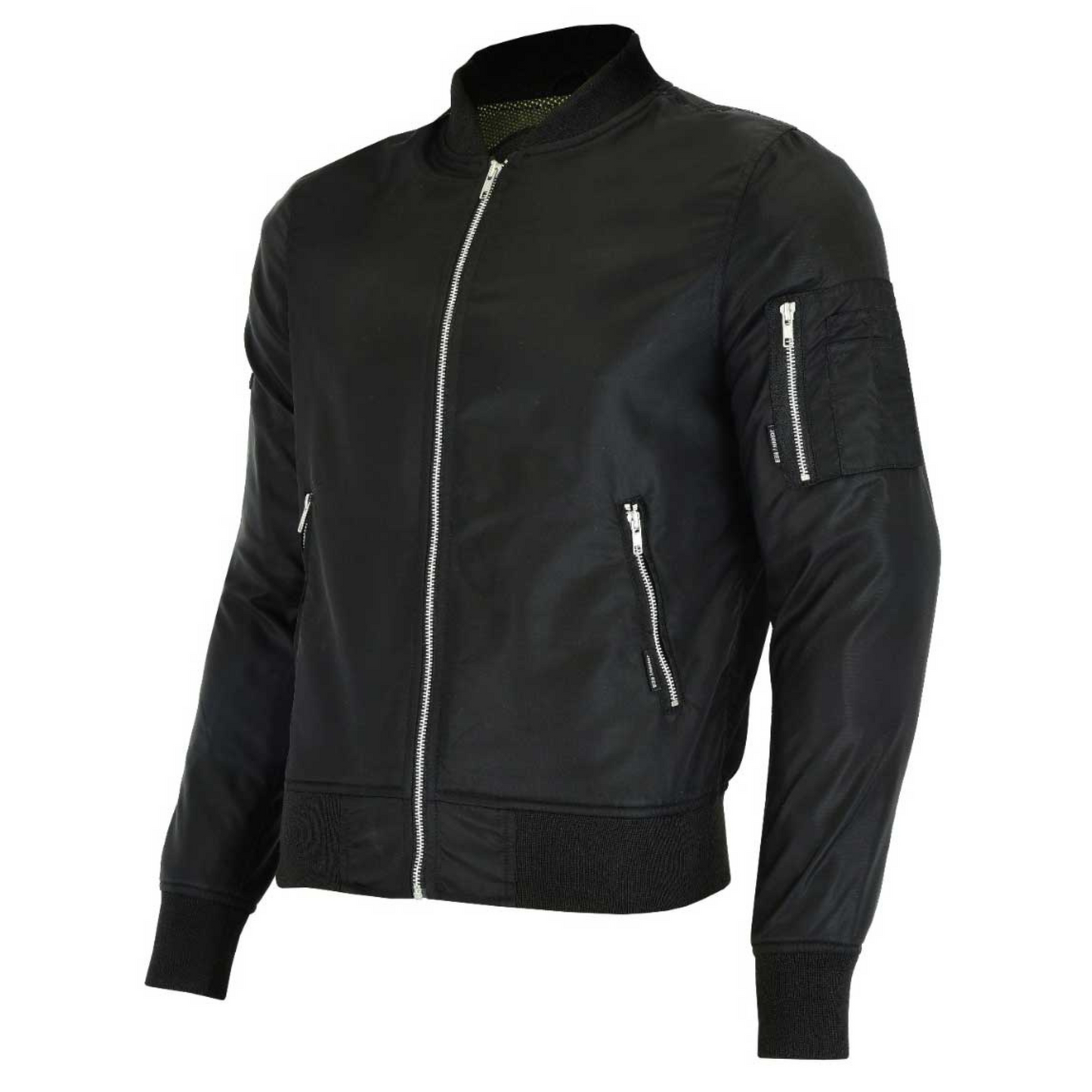 Johnny Reb - Protective Bomber Jacket - Black