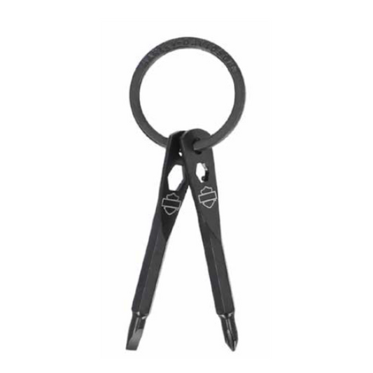 Harley-Davidson® Tool Key Ring - Matte Gunmetal